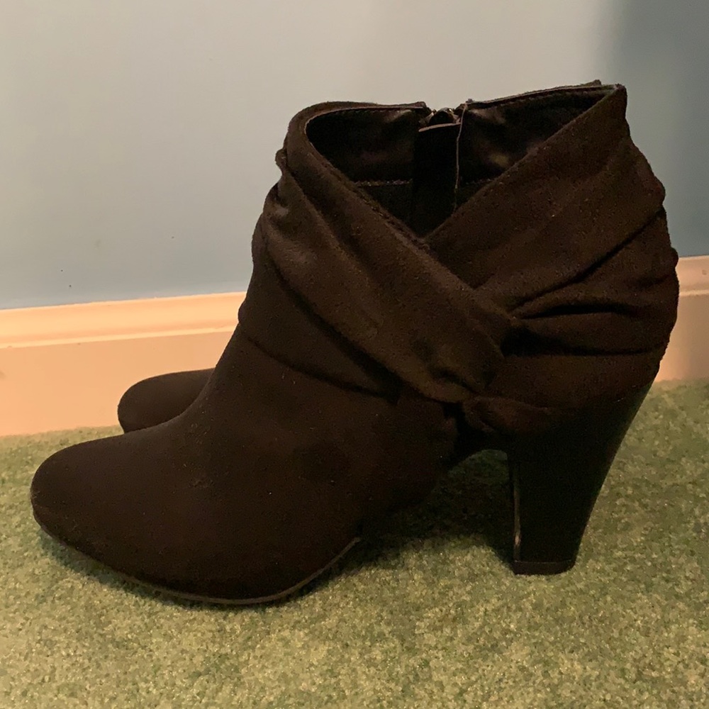 Black Zippered Booties